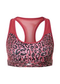 Reebok Sport-BH Damen hellgrau / pink / schwarz Größe S