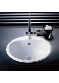 Alape EW 3 Lavabo à encastrer Ø 47,5 cm blanc, avec trop-plein 2005000000