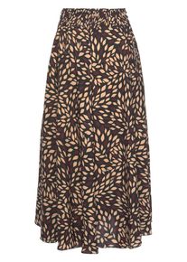 Lascana Dames Rok beige / zwart 38