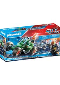 Playmobil® , Konstruktions-Spielset »Polizei-Kart: Verfolgung des Tresorräubers (70577), City Action«, (125 St.), Made in Germany , bunt ,...