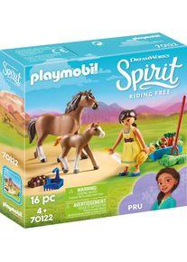 Playmobil® , Konstruktions-Spielset »Pru mit Pferd und Fohlen (70122), Spirit Riding Free«, (16 St.), Made in Europe , bunt , Spielbausteine