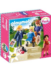Playmobil® , Konstruktions-Spielset »Clara mit Vater und Fräulein Rottenmeier (70258), Heidi«, (19 St.), Made in Europe , bunt , Spielbausteine