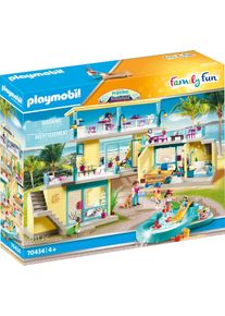 Playmobil® , Konstruktions-Spielset »PLAYMO Beach Hotel (70434), Family Fun«, (401 St.), Made in Germany , bunt , Spielbausteine