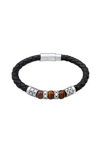 Kuzzoi Heren Armband pueblo / zwart / zilver 19