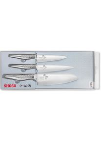 KAI Messer-Set »Shoso 3 tlg. Silberfarben«, (3 tlg.)