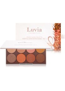 Luvia Cosmetics Highlighter-Palette »Prime Glow Palette - Essential Highlighter Shades Vol.2« braun, 8 vegane Highlighter Farben