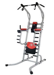 Christopeit Sport® Kraftstation »Multifunktionsturm« schwarz, Fitness Station mit Klimmzugstange