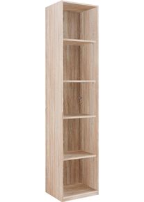 wimex Standregal »New York« beige, Größe B/H: 46 cm x 236 cm B/H: 46 cm x 236 cm , Modernes Regal