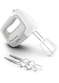Tefal , Handmixer &raquo;Prep'Mix HT450B&laquo;, 450 W, 5 Geschwindigkeiten; 2 Schneebesen und 2 Knethaken aus Edelstahl , grau , Mixer