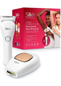 Silk'n Silk'n , IPL-Haarentferner »Infinity Premium Smooth«, 500000 Lichtimpulse, inkl. LadyShave &Verlängerungskabel , goldfarben , „Pulsing“- und...