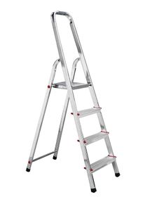 Krause , Trittleiter &raquo;CORDA&laquo; , silberfarben