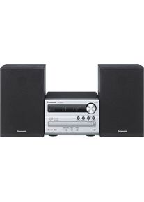 Panasonic , Microanlage »SC-PM254EG«, (Bluetooth Digitalradio (DAB+)-FM-Tuner mit RDS 20 W) , silberfarben , Uhr mit Timerfunktion