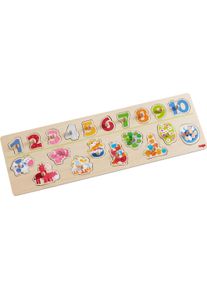 Haba , Steckpuzzle »Tierischer Zählspaß«, (20 tlg.) , bunt