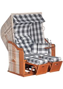 SunnySmart , Strandkorb »Rustikal 250 Plus 1210« , weiß , Strandkörbe
