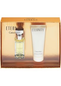 Calvin Klein , Duft-Set &raquo;Eternity&laquo;, (2 tlg.) , goldfarben , Das Set beinhaltet: Eau de Parfum, Duschgel