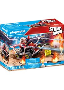 Playmobil® , Konstruktions-Spielset »Feuerwehrkart (70554), Stuntshow«, (47 St.) , bunt , Spielbausteine