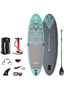 Aqua Marina , SUP-Board »Dhyana iSUP BT-21DHP«, (Set, mit Paddel, Pumpe und Transportrucksack) , blau , Wassersportboards