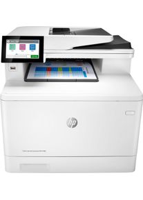 HP , Laserdrucker »Color LaserJet Enterprise MFP M480f« , weiß , Beidseitiger Druck, Display