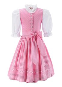 Turi Landhaus , Dirndl, (3 tlg.) , rosa , 104 , mit traditionellem Muster
