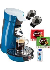 Senseo , Kaffeepadmaschine »® Viva Café HD6563/70«, inkl. Gratis-Zugaben im Wert von 14,- UVP , blau , Kaffeemaschine