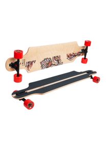 Hudora , Longboard »Waikiki« , rot , Skateboards