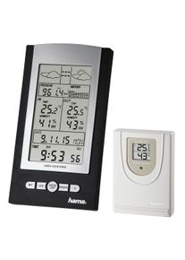 Hama , Wetterstation, (mit Außensensor) , schwarz