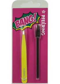 Pfeilring , Pinzette »Manicure Heroes« , gelb , Schwefelgelb , Zwei hochwertige Pfeilring Einzelinstrumente