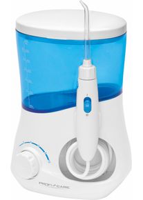 PROFICARE , Munddusche »PC-MD 3005«, 4 St. Aufsätze}, stufenlos regelbarer Wasserdruck , blau , 1,80 m langes Netzkabel
