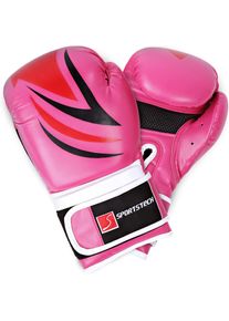 Sportstech , Boxhandschuhe, (mit Tasche) , rosa , Boxhandschuhe