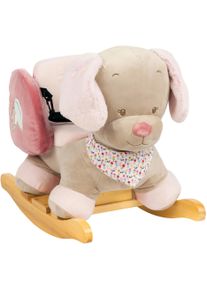 Nattou , Schaukeltier &raquo;Lali der Hund&laquo; , rosa , Schaukeltiere