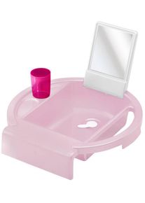 Rotho Babydesign , Waschtischaufsatz »Kiddy Wash« , rosa , Schleifpapiere