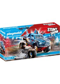 Playmobil® , Konstruktions-Spielset »Monster Truck Shark (70550), Stuntshow«, (45 St.) , bunt , Spielbausteine