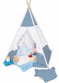 Pinolino® , Spielzelt »Tipi Dakota« , blau , weiß-blau