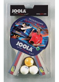 Joola , Tischtennisschläger »Rossi«, (Packung, 5 tlg., mit Bällen) , bunt , Tischtennisschläger