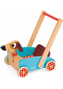 Janod , Lauflernwagen &raquo;Hund&laquo; , farblos , Lauflernhilfen