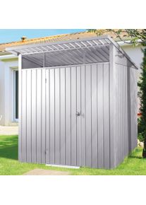 Duramax , Gerätehaus »Palladium 6x5« , silberfarben