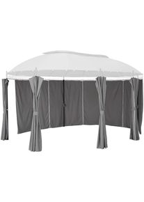 Konifera , Pavillonseitenteile &raquo;Oval&laquo; , grau