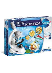 Clementoni® , Kindermikroskop »Galileo Natur unter dem Mikroskop« , weiß , Galileo Forschungskasten »Natur unter dem Mikroskop« für kleine...