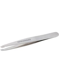 Tweezerman , Pinzette »Schräge Slant« , silberfarben , Edelstahl , Perfekt zusammenlaufende, handgefeilte Spitzen