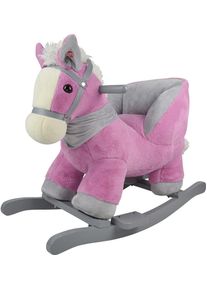 KNORRTOYS&reg; , Schaukeltier &raquo;Pferd Lilia&laquo;, mit Sound , pink , Schaukeltiere