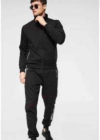 Lonsdale , Trainingsanzug »GEDDINGTON«, (Set, 2 tlg.) , schwarz , XXXL (60/62) , Normalgrößen , Trainingsanzug von Lonsdale