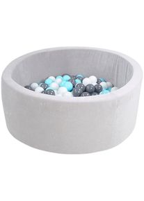 KNORRTOYS&reg; , B&auml;llebad &raquo;Soft, Grey&laquo;, mit 300 B&auml;llen creme/grey/lightblue; Made in Europe , grau