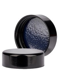 Schroefdop zwart voor violet glazen pot 10ml
