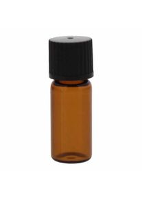Flessen met schroefdraad bruin 1,5 - 2 ml, 11,6 x 32 mm incl. sluiting 136 zw...