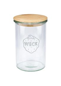 WECK-stortglas 1000ml met hout deksel
