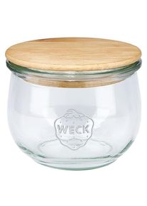 WECK-tulpglas 580ml met hout deksel