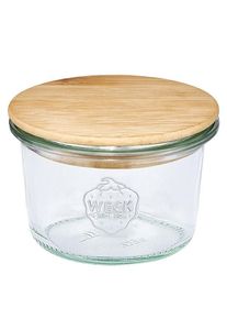 WECK-mini stortglas 80ml met hout deksel