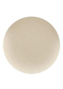 1 x stoffen lapje 130x130mm crème/goud-ster voor deksel diameter 43-100mm