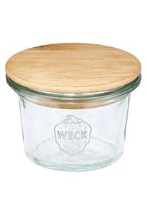 WECK-mini stortglas 35ml met hout deksel