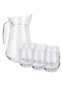 Glazen kan France 1,6 liter & 6 drinkglazen Doktor-Klaus